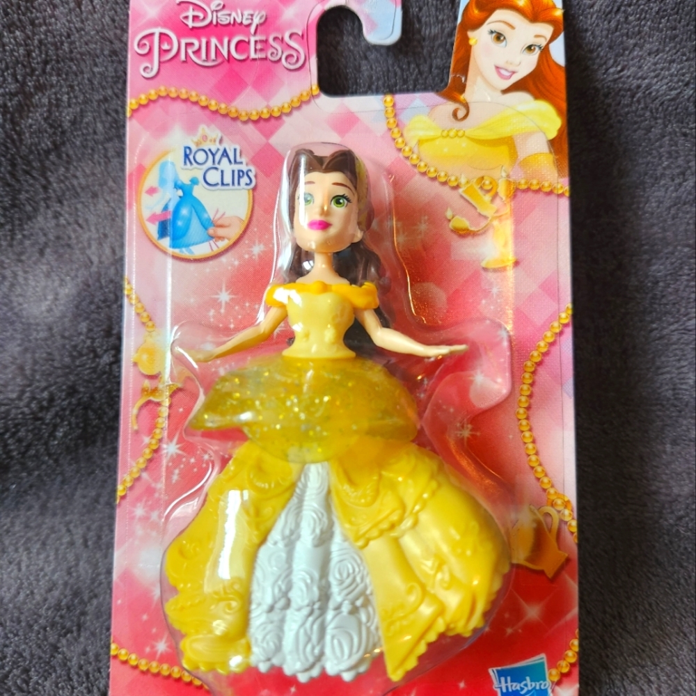 Hasbro Disney Princess Belle, Royal Clips, new